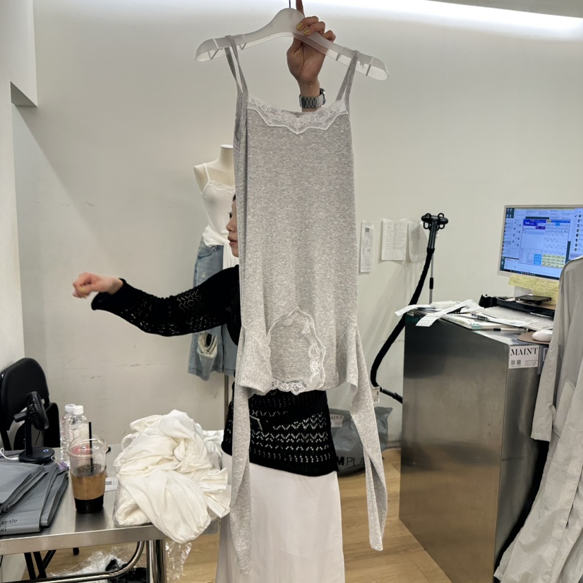 MAINT韓國㊣直郵東大門代購女裝新品推薦休閑人氣時尚吊帶背心MAINT吊帶/背心