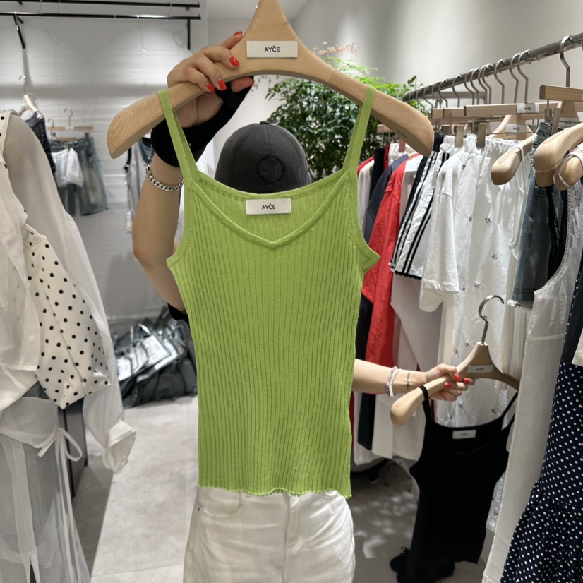 AYCE韓國直郵㊣東大門實拍女裝新品推薦熱賣休閑時尚吊帶背心101SHOWROOM/AYCE吊帶/背心圖色2