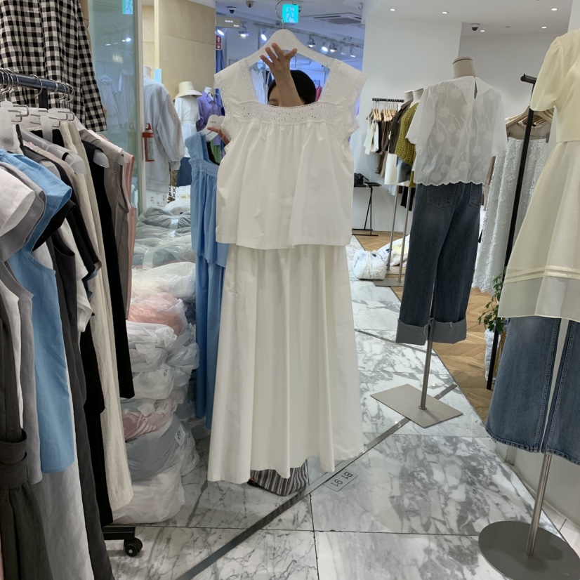 ALMOND韓國直郵㊣東大門實拍女裝新品時尚人氣25春夏連衣裙ALMOND連衣裙