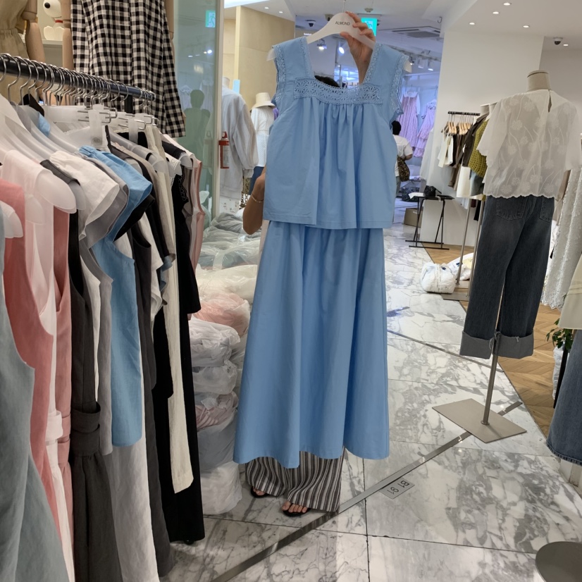 ALMOND韓國直郵㊣東大門實拍女裝新品時尚人氣25春夏連衣裙ALMOND連衣裙圖色2