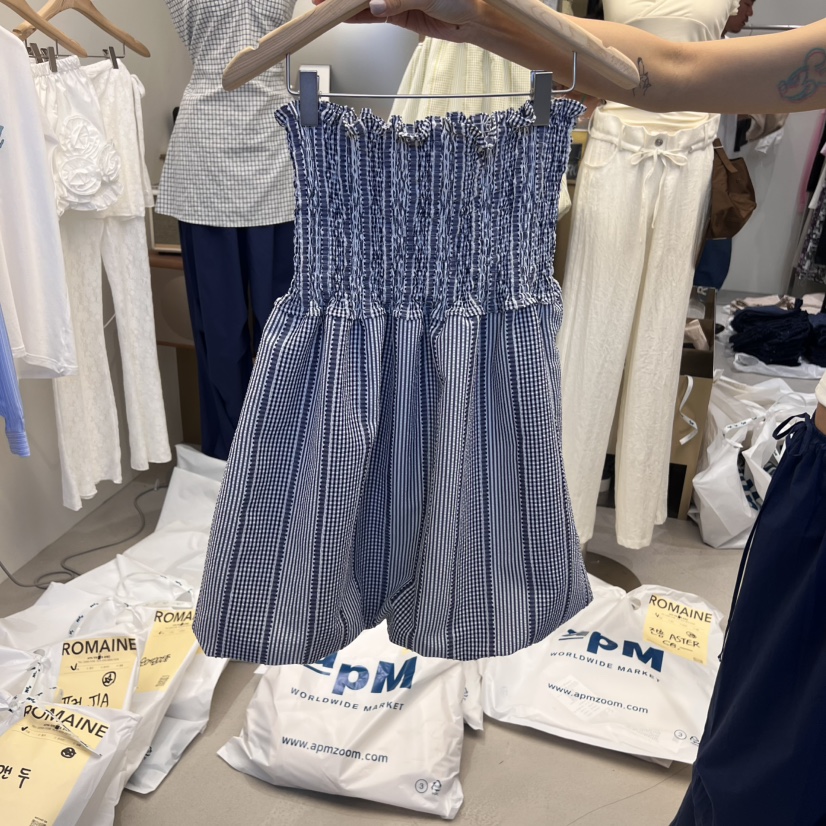 ROMAINE韓國直郵㊣東大門實拍女裝新品人氣熱賣推薦時尚連衣裙ROMAINE連衣裙