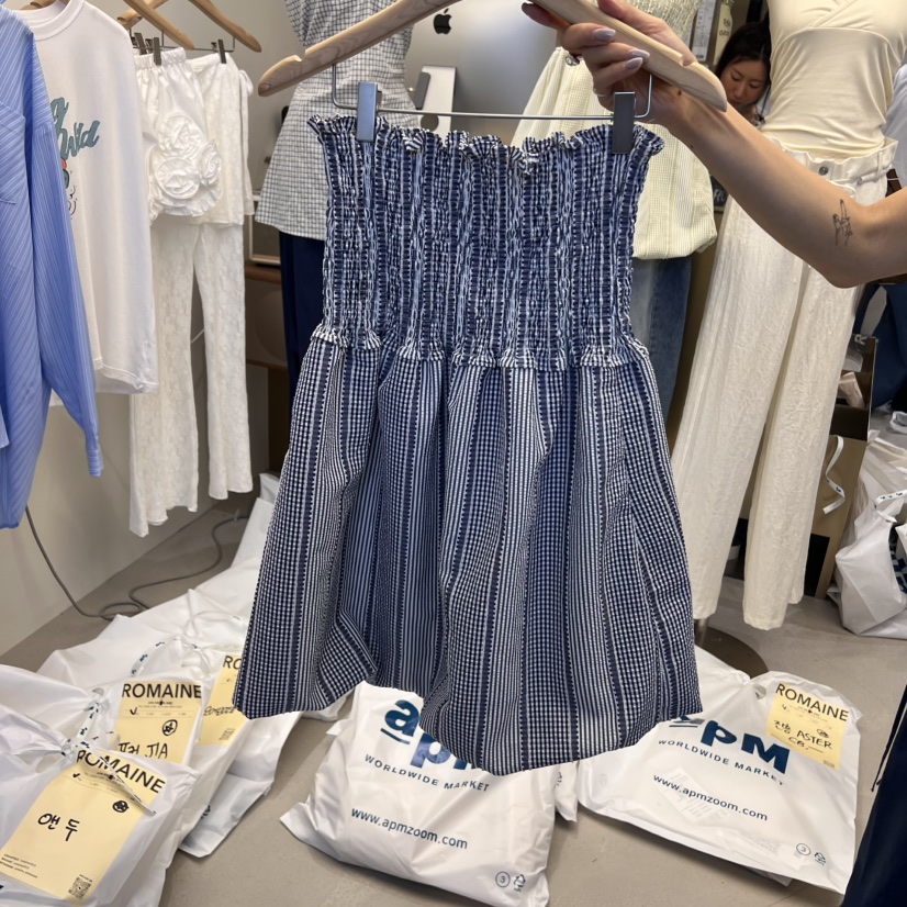 ROMAINE韓國直郵㊣東大門實拍女裝新品人氣熱賣推薦時尚連衣裙ROMAINE連衣裙圖色2