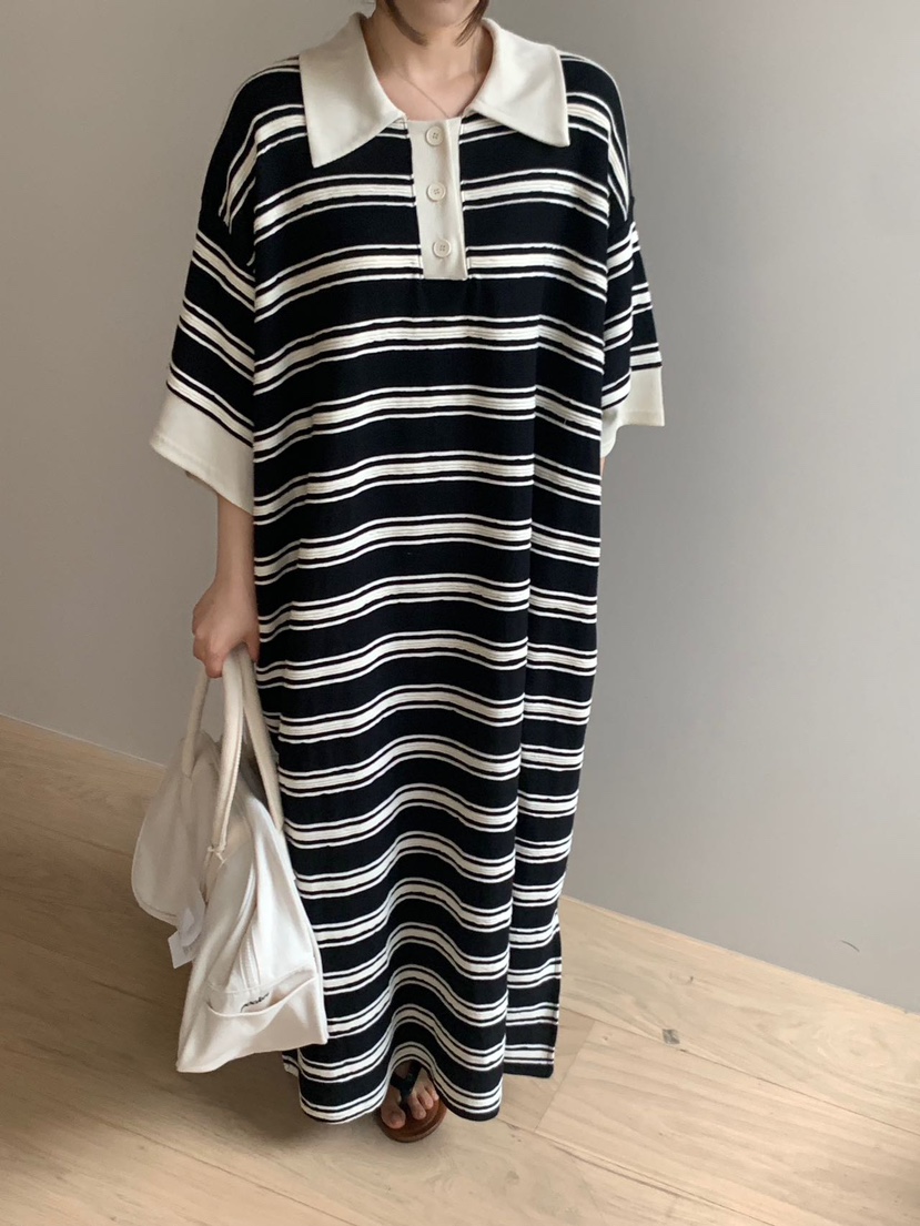 VENTI韓國㊣直郵東大門代購女裝新品25春夏時尚推薦休閑連衣裙VENTI連衣裙圖色2