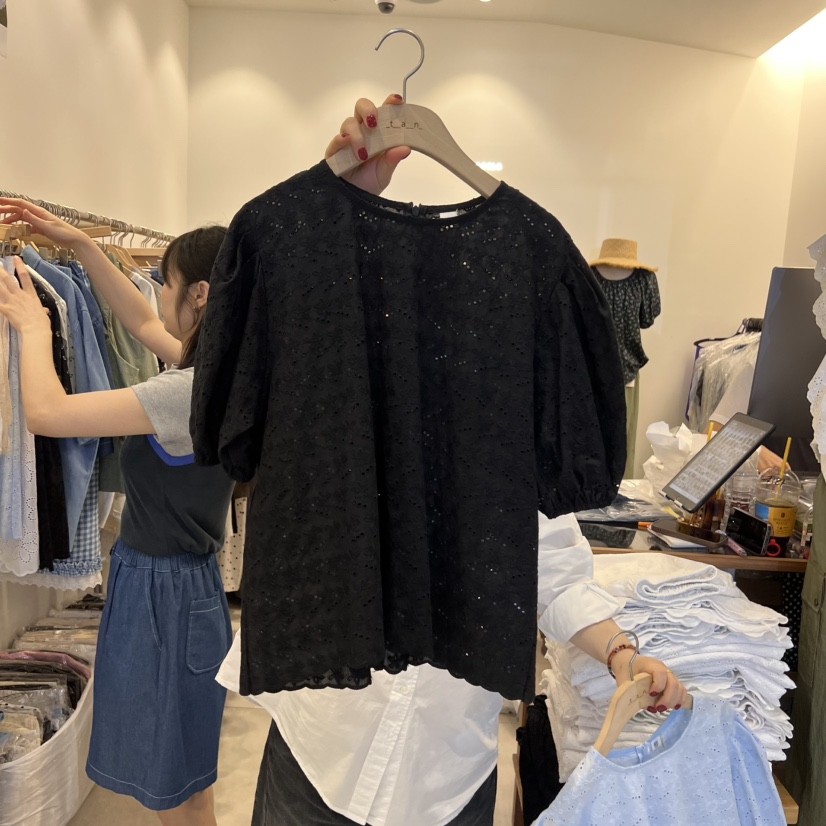 TAN&COMO韓國㊣直郵東大門代購女裝新品推薦襯衫蕾絲衫tan-COMO襯衫/蕾絲衫圖色4