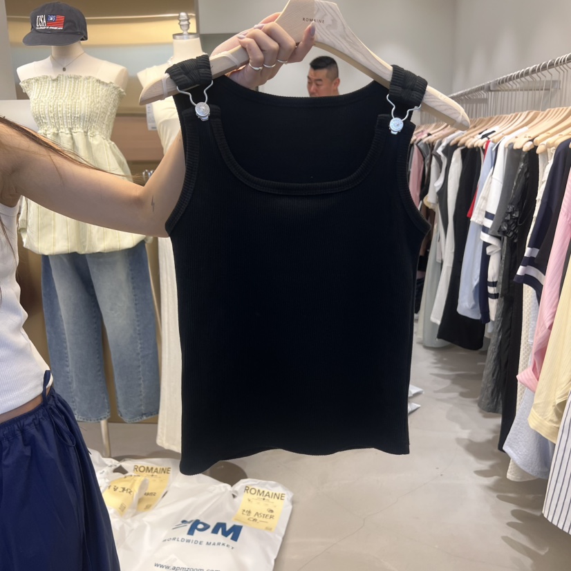 ROMAINE韓國㊣直郵東大門代購女裝新品推薦熱賣人氣吊帶背心ROMAINE吊帶/背心圖色2