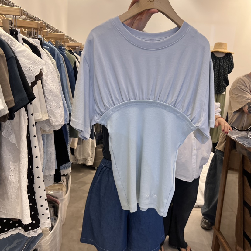 TAN&COMO韓國直郵㊣女裝新品25春夏熱賣時尚推薦人氣T恤tan-COMOT恤圖色2