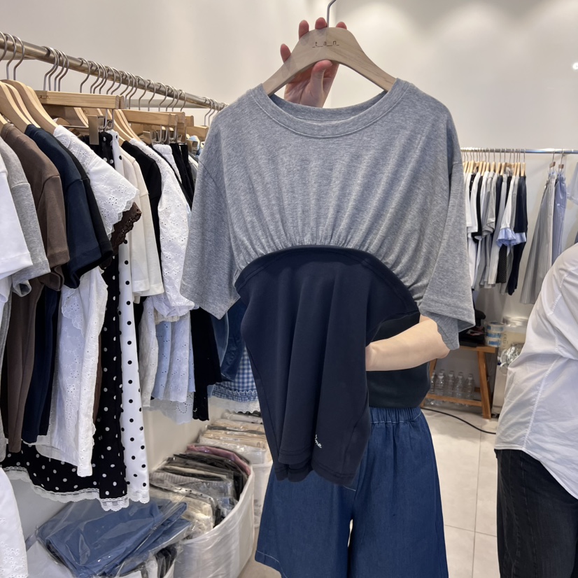 TAN&COMO韓國直郵㊣女裝新品25春夏熱賣時尚推薦人氣T恤tan-COMOT恤圖色3