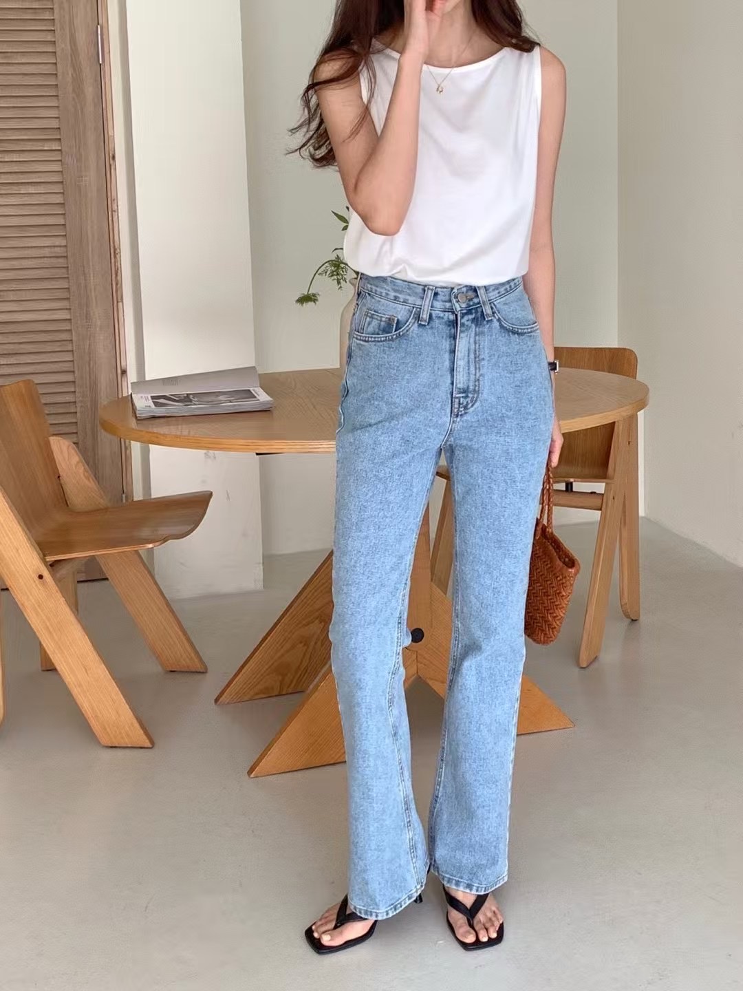 CHOCOLATE-초콜렛-T直郵韓國代購㊣女裝新品25春夏吊帶背心CHOCOLATE吊帶/背心