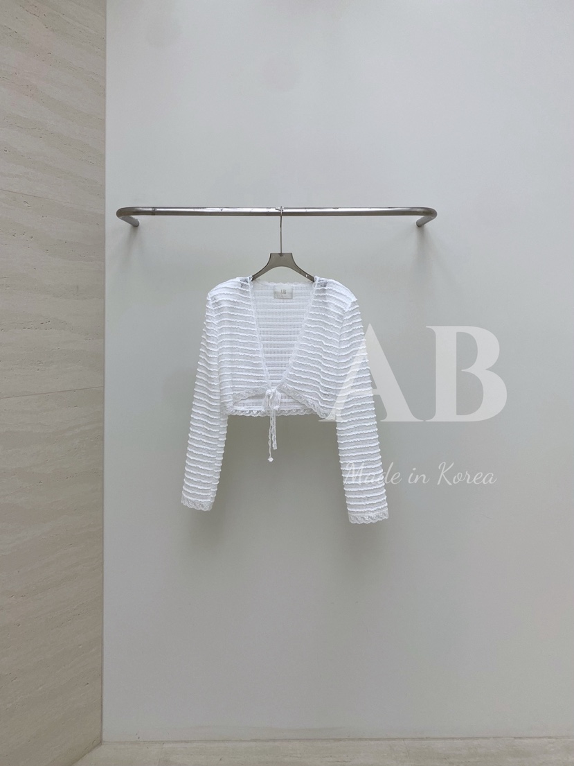 AB韓國代購女士新款真品25春夏時尚職業人氣襯衫蕾絲衫開衫AB襯衫/蕾絲衫