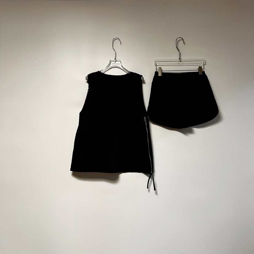 BONHEUR韓國代購女士新款25春夏真品推薦熱賣休閑吊帶背心口袋BONHEUR-2件起吊帶/背心