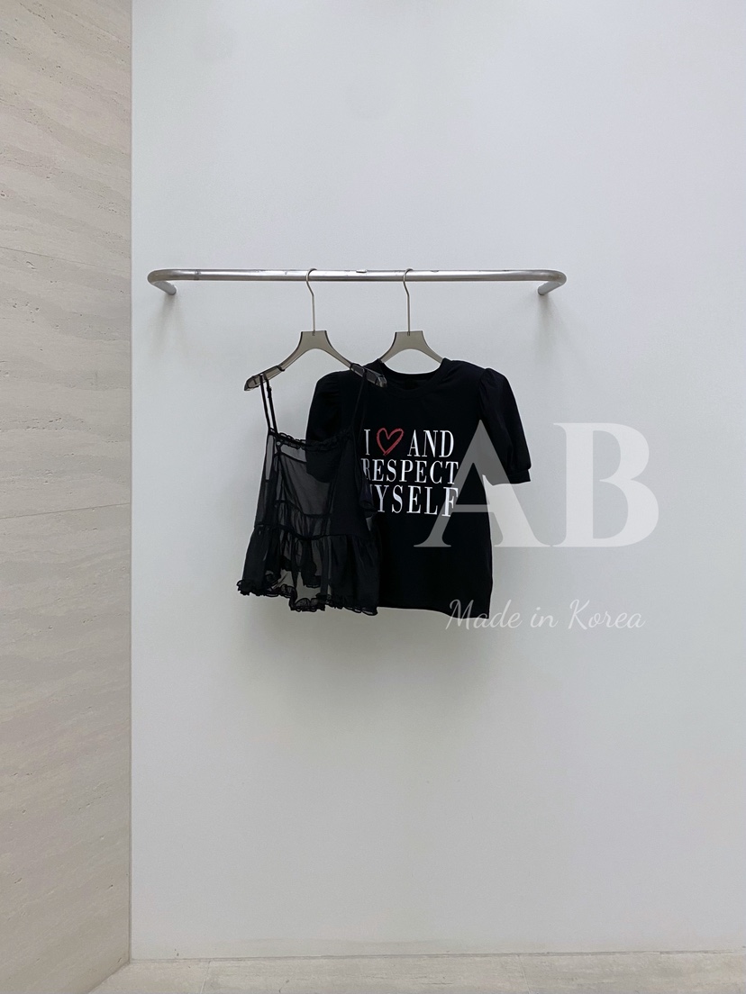 AB韓國直郵女士新款人氣職業25春夏時尚熱賣真品休閑吊帶背心AB吊帶/背心
