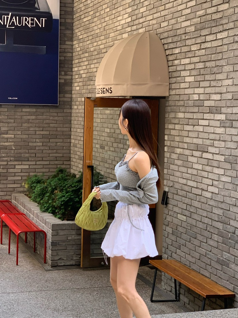 REVE CITE-L韓國㊣直郵東大門代購女裝新品推薦人氣休閑短裙REVE CITE短裙