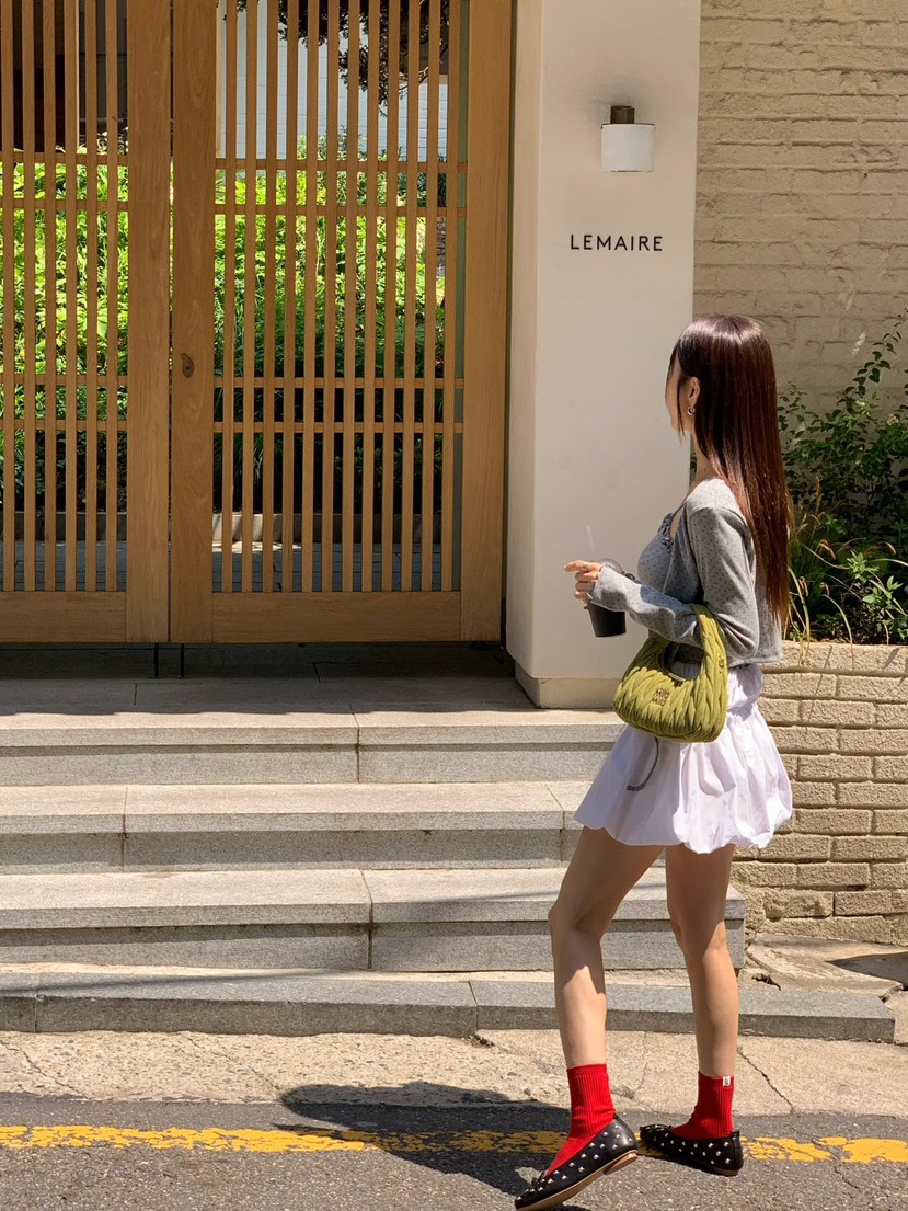 REVE CITE-L韓國㊣直郵東大門代購女裝新品推薦人氣休閑短裙REVE CITE短裙