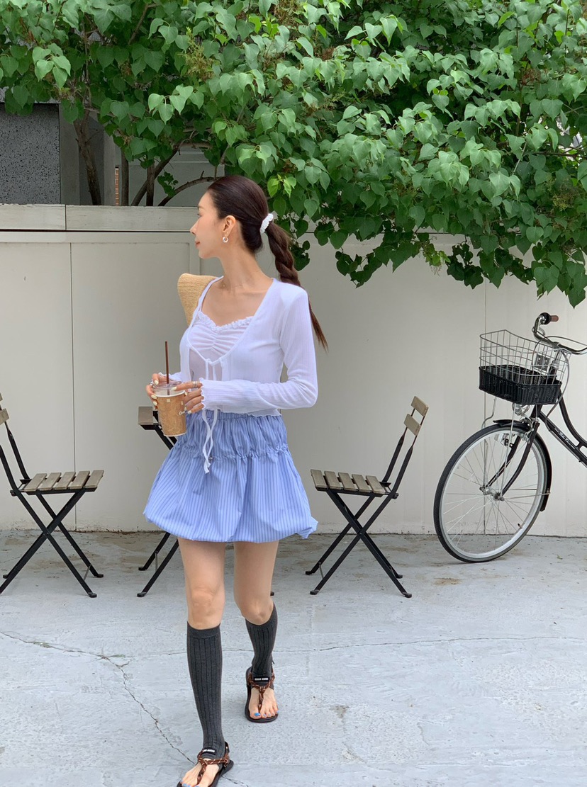 REVE CITE-L韓國㊣直郵東大門代購女裝新品推薦人氣休閑短裙REVE CITE短裙