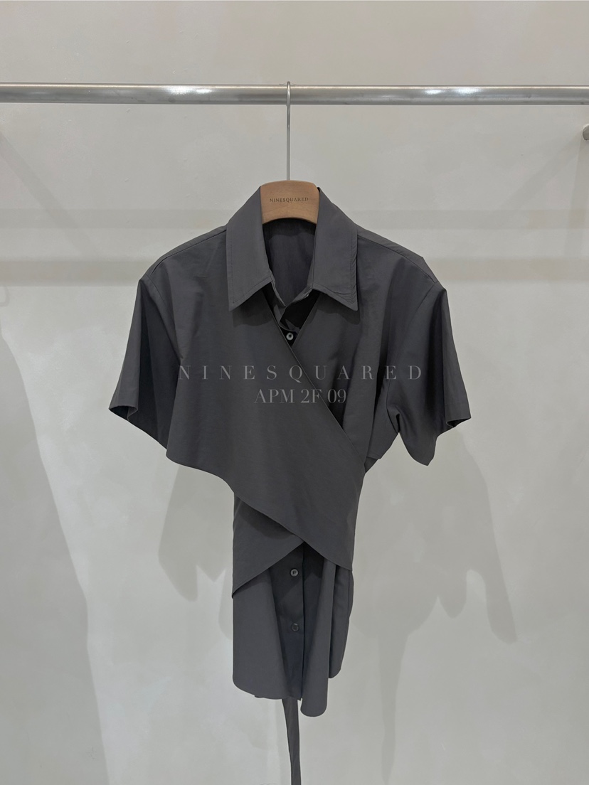 NINESQUARED韓國直郵㊣女裝新品休閑人氣推薦25春夏襯衫蕾絲衫NINESQUARED襯衫/蕾絲衫圖色2