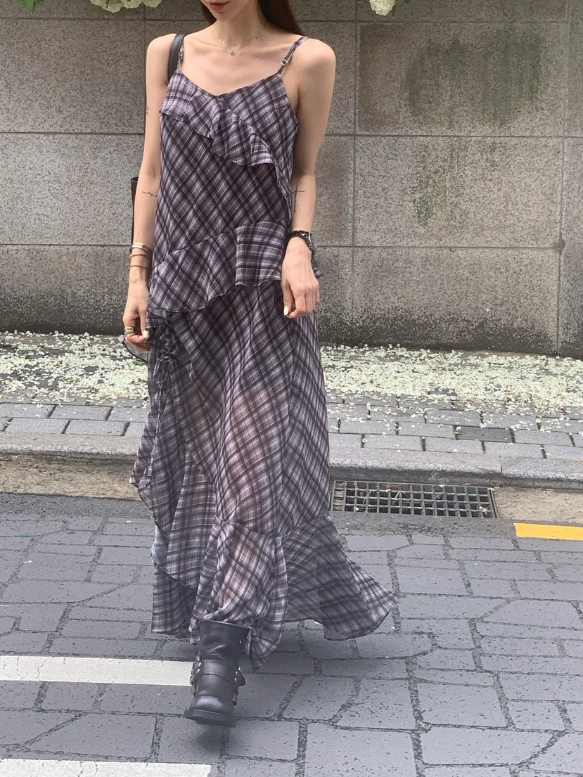REVE CITE-L韓國直郵㊣女裝新款時尚熱賣人氣推薦25春夏連衣裙REVE CITE連衣裙圖色2