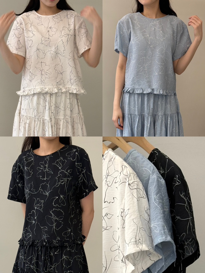 MONE-A直郵韓國代購㊣女裝新品人氣休閑時尚推薦襯衫蕾絲衫MONE-A襯衫/蕾絲衫