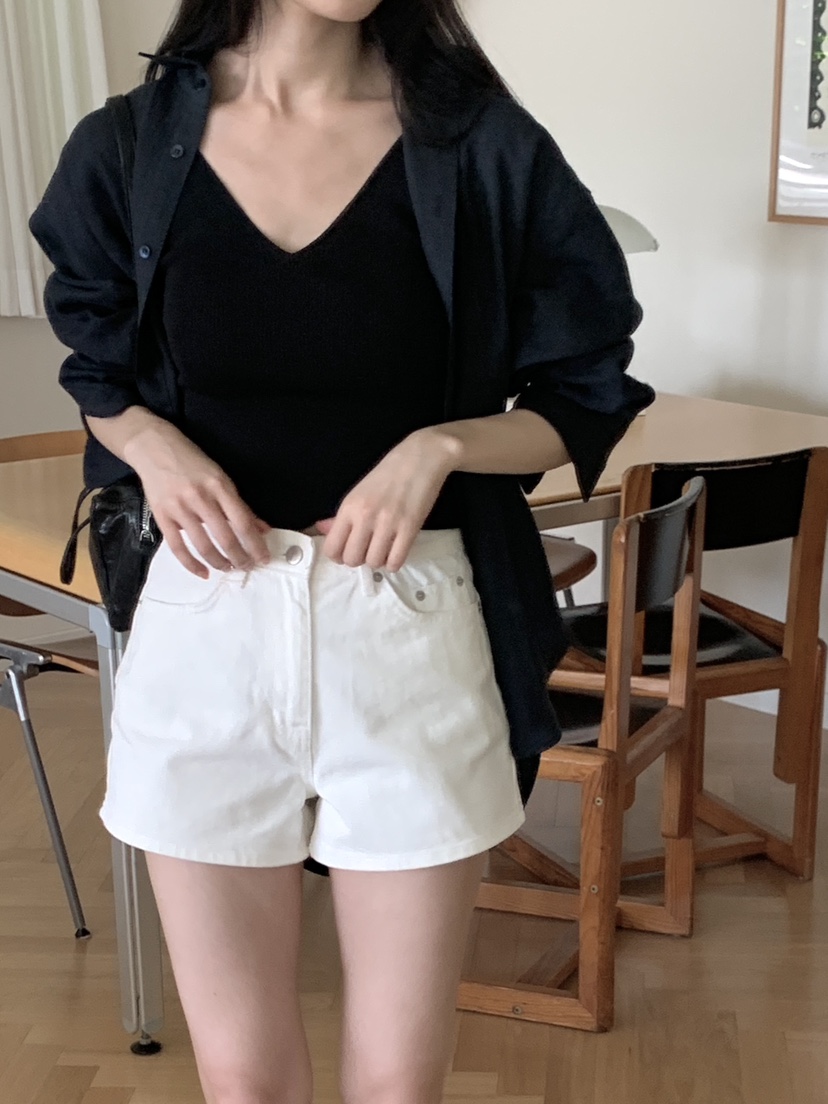 LOGARDEN韓國直郵㊣東大門實拍女裝新款熱賣時尚25春夏短褲LO GARDEN短褲