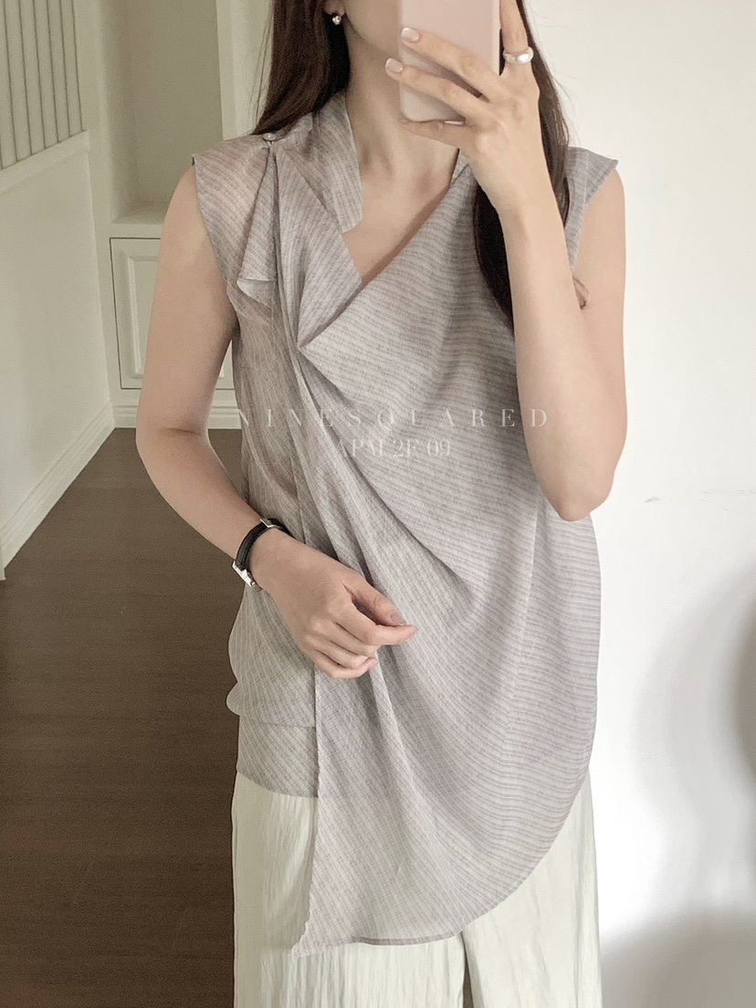 NINESQUARED直郵韓國代購㊣女裝新品25春夏推薦熱賣吊帶背心NINESQUARED吊帶/背心