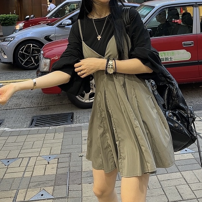 PALETTE-Q韓國㊣直郵東大門代購女裝新品推薦時尚長袖T恤短款PALETTE長袖T恤