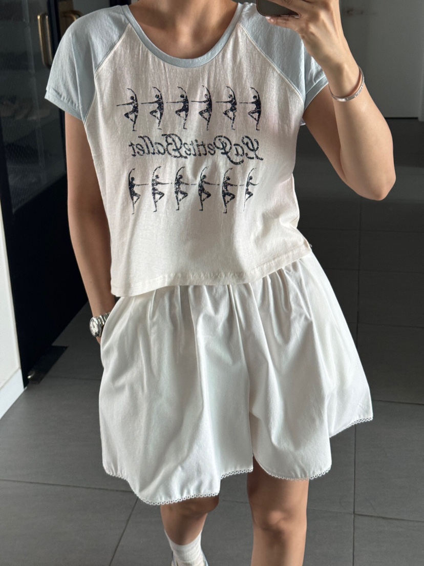 LA_TERRE韓國直郵㊣女裝新款熱賣推薦25春夏時尚人氣T恤絲綢LA_TERRET恤