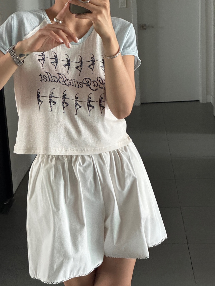 LA_TERRE韓國直郵㊣女裝新款熱賣推薦25春夏時尚人氣T恤絲綢LA_TERRET恤