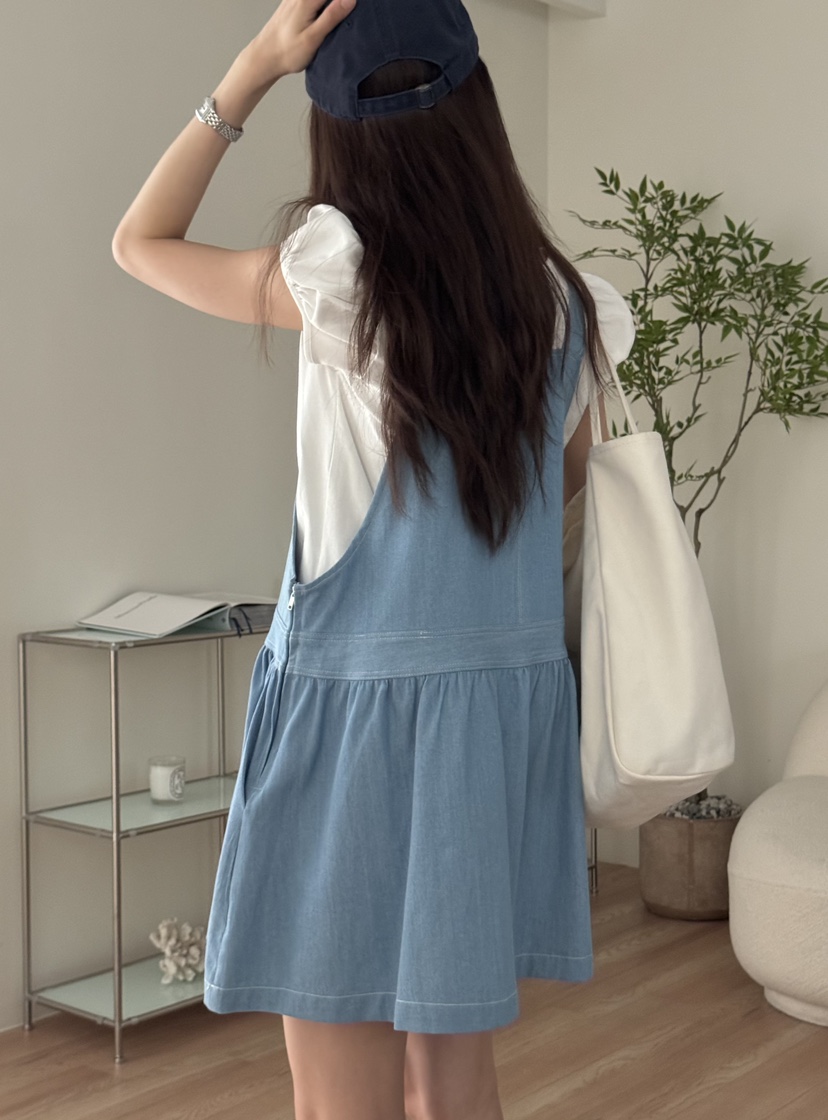 TIZZI韓國直郵㊣女裝新款熱賣人氣25春夏時尚連衣裙不含內搭TIZZI連衣裙