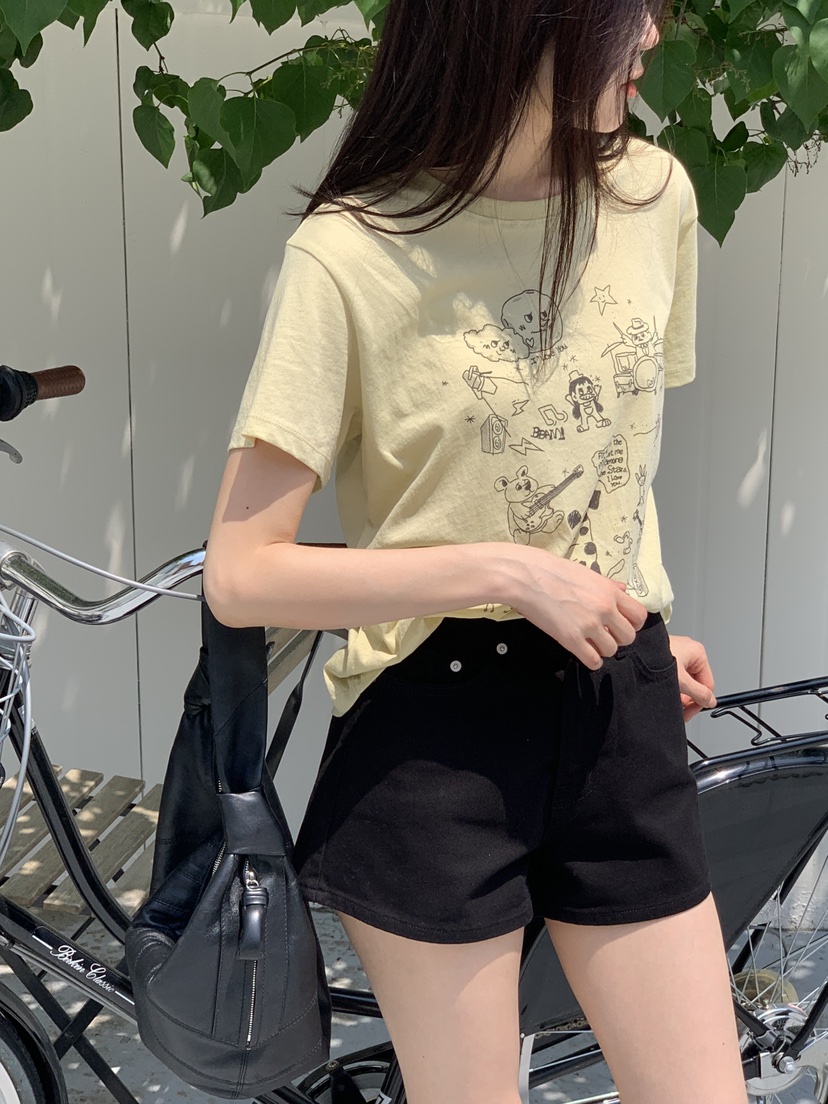 LOGARDEN韓國㊣直郵東大門代購女裝新款推薦時尚25春夏熱賣T恤LO GARDENT恤