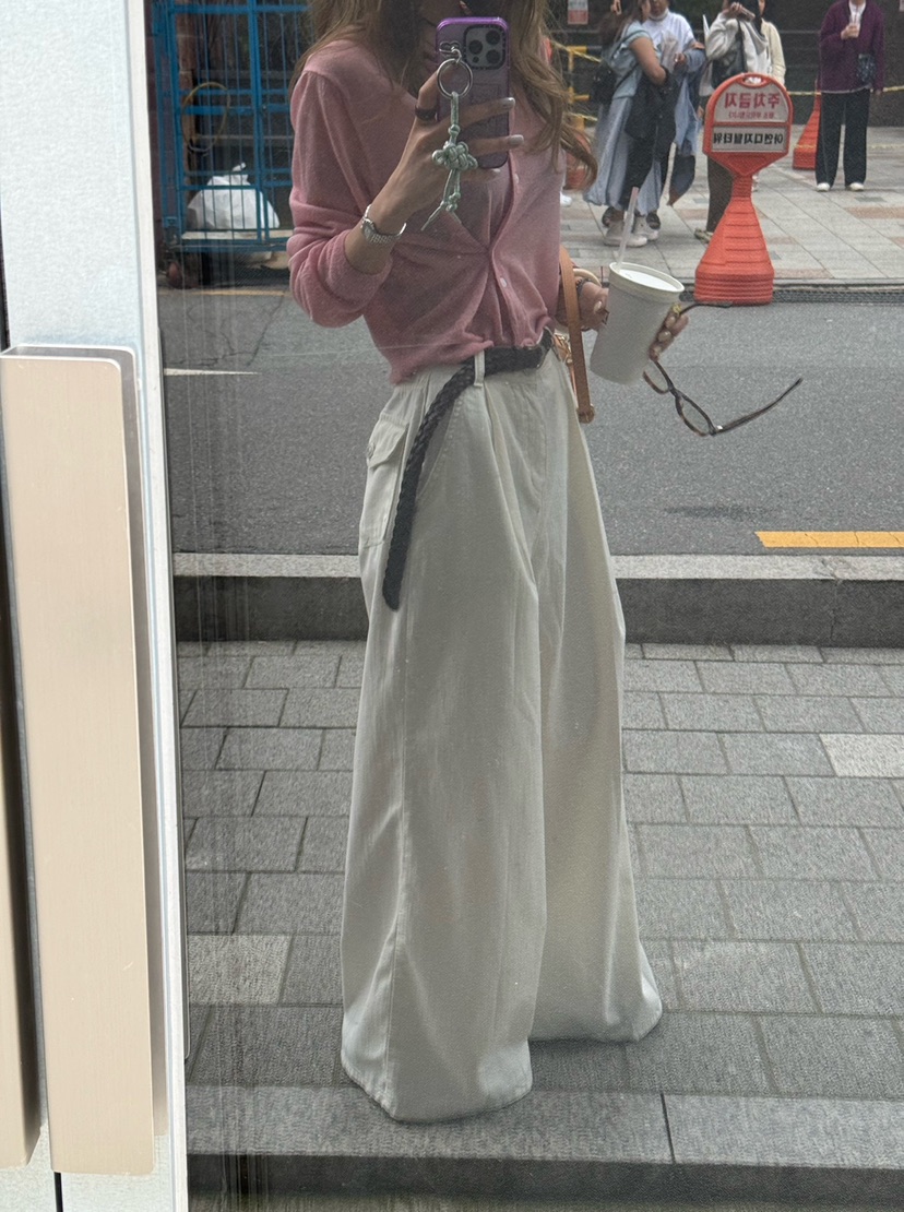 ZEROZERO韓國直郵㊣東大門實拍女裝新款人氣推薦牛仔褲亞麻ZEROZERO牛仔褲