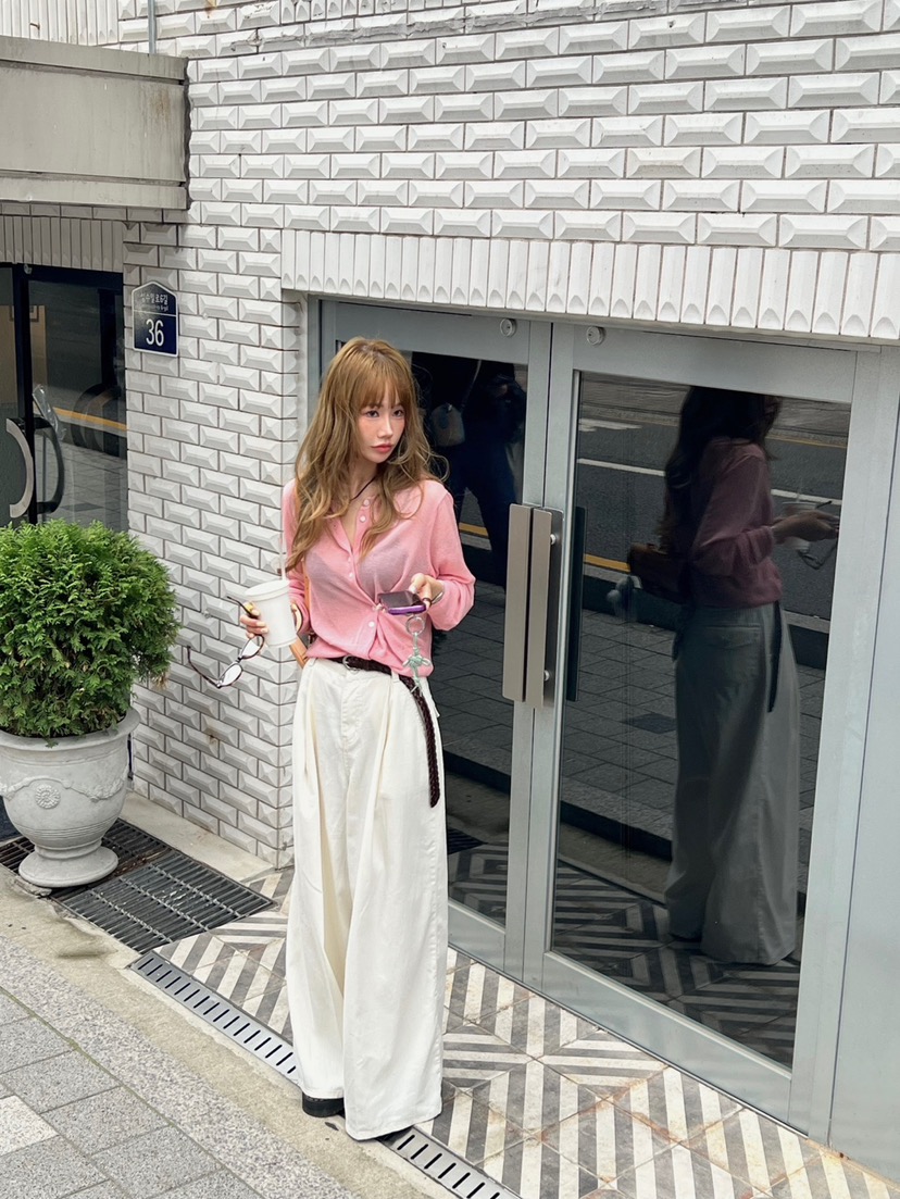 ZEROZERO韓國直郵㊣東大門實拍女裝新款人氣推薦牛仔褲亞麻ZEROZERO牛仔褲