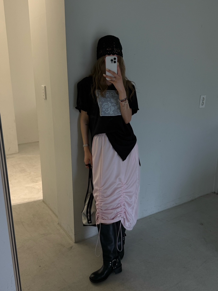 ZEROZERO韓國直郵㊣女裝新品休閑人氣時尚熱賣25春夏長裙運動裙ZEROZERO長裙