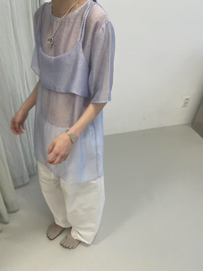 MINIMUZE韓國直郵㊣東大門實拍女裝新款熱賣25春夏襯衫蕾絲衫MINIMUZE襯衫/蕾絲衫