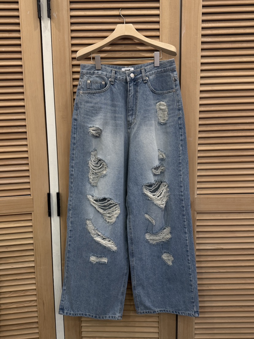 NUT直郵韓國代購㊣女裝新款休閑時尚人氣熱賣25春夏推薦牛仔褲NUT牛仔褲