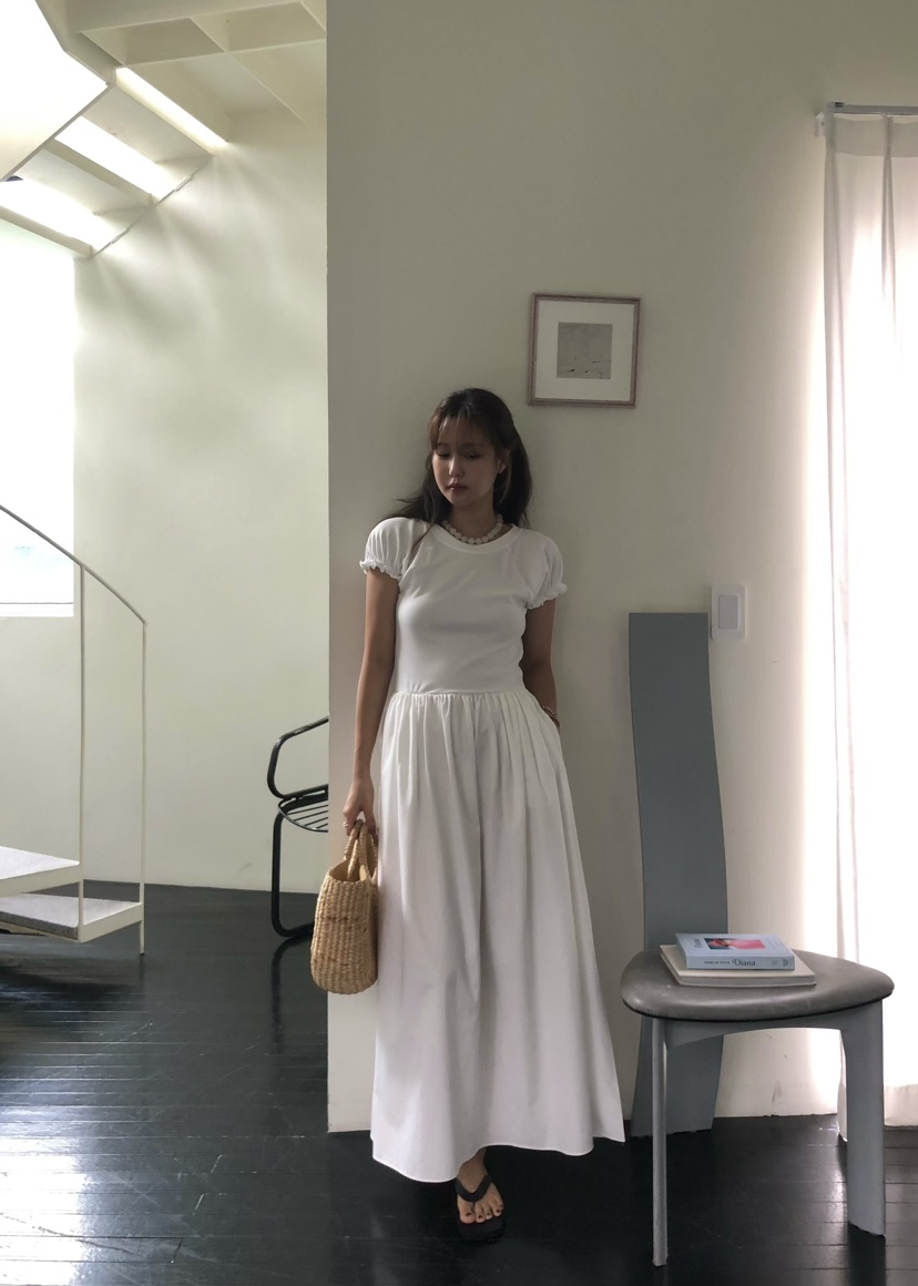 OUPPT韓國直郵㊣東大門實拍女裝新款人氣時尚推薦休閑連衣裙OUPPT連衣裙