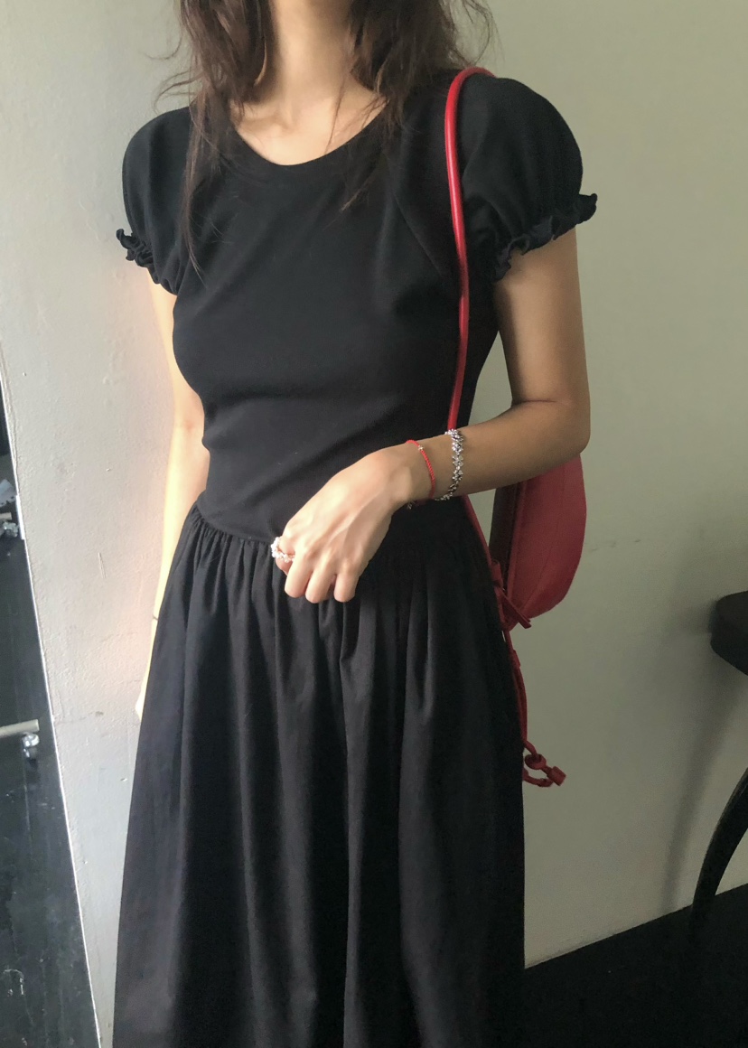 OUPPT韓國直郵㊣東大門實拍女裝新款人氣時尚推薦休閑連衣裙OUPPT連衣裙