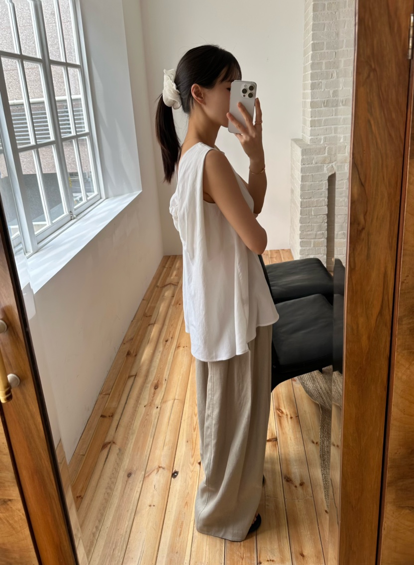 LE VASE直郵韓國代購㊣女裝新品休閑推薦25春夏人氣吊帶背心LE VASE吊帶/背心