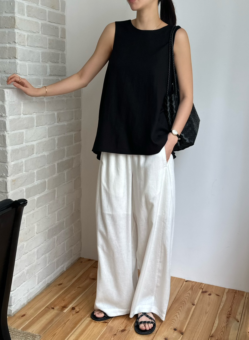LE VASE直郵韓國代購㊣女裝新品休閑推薦25春夏人氣吊帶背心LE VASE吊帶/背心圖色2