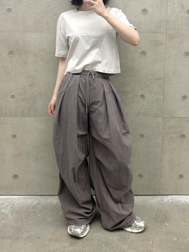 HESTORY韓國㊣直郵東大門代購女裝新品推薦休閑褲男女同款尼龍HESTORY休閑褲