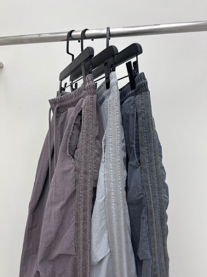 HESTORY韓國㊣直郵東大門代購女裝新品推薦休閑褲男女同款尼龍HESTORY休閑褲