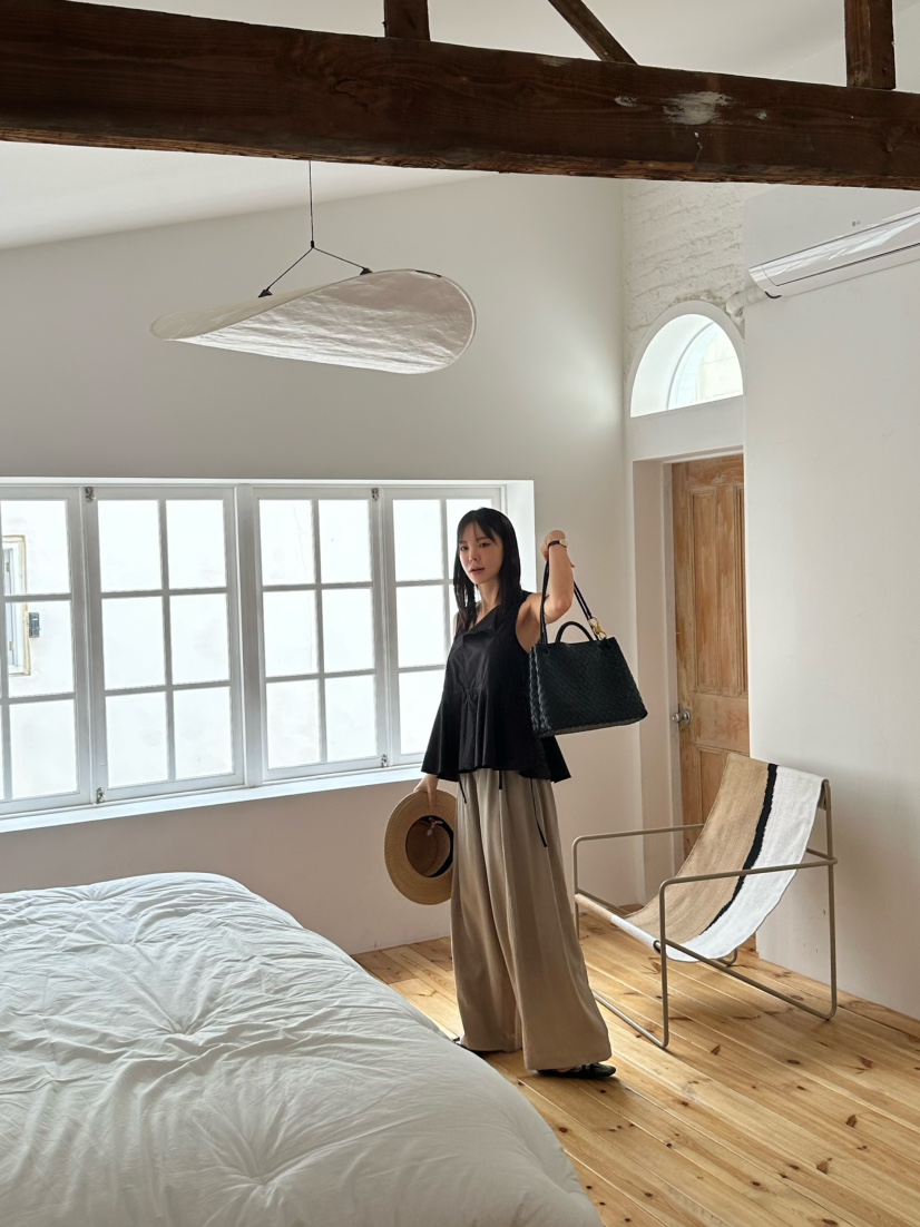 LE VASE韓國直郵㊣東大門實拍女裝新品時尚熱賣推薦休閑褲LE VASE休閑褲