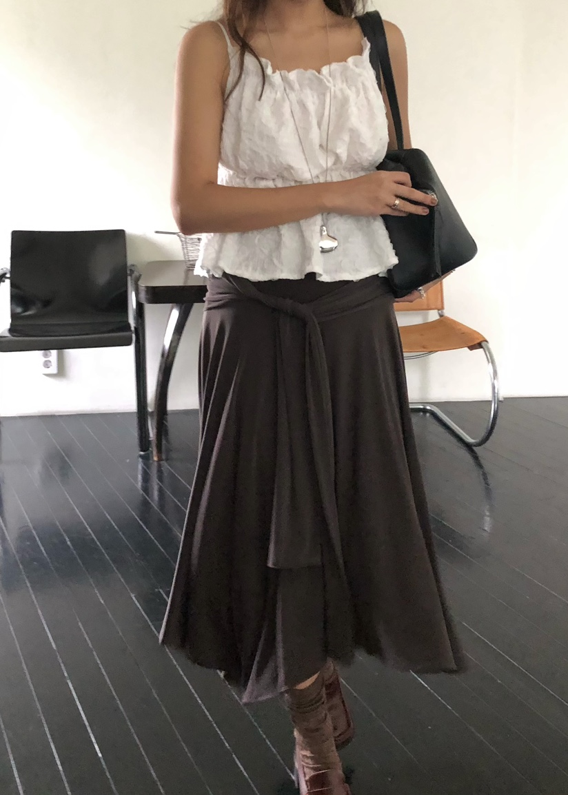 OUPPT韓國直郵㊣女裝新款人氣25春夏推薦休閑熱賣時尚長裙OUPPT長裙