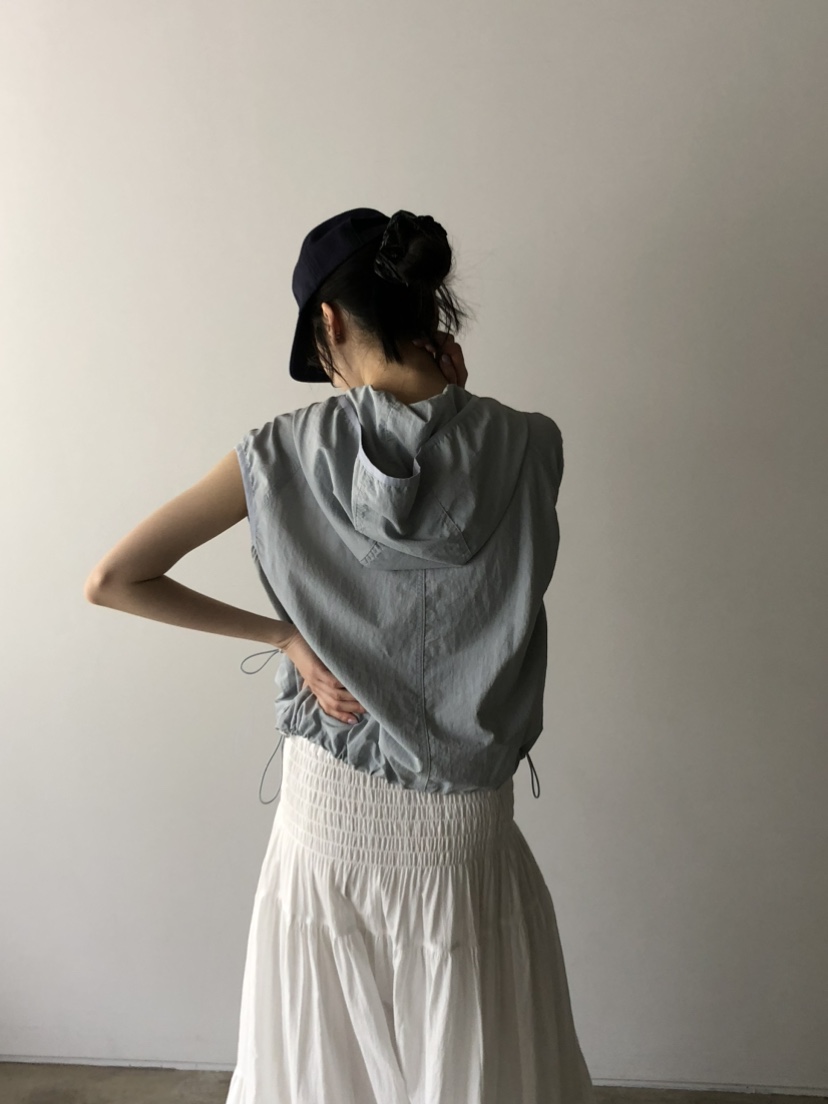 FOSET韓國㊣直郵東大門代購女裝新款熱賣休閑時尚人氣馬甲連帽FOSET馬甲