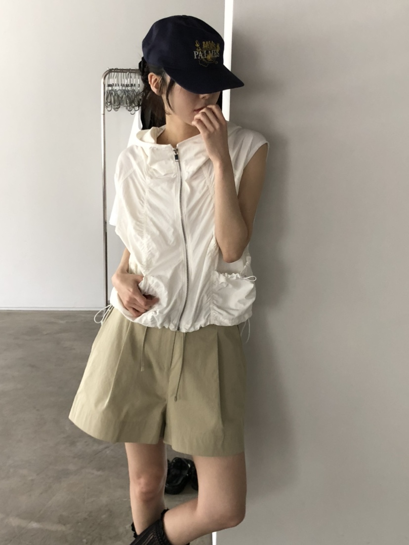 FOSET韓國㊣直郵東大門代購女裝新款熱賣休閑時尚人氣馬甲連帽FOSET馬甲