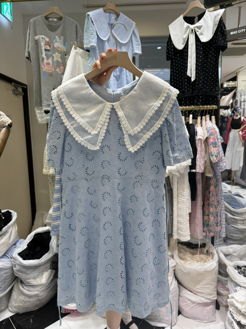 BE&amp;BE韓國直郵㊣東大門實拍女裝新款人氣時尚休閑連衣裙BE&be連衣裙圖色2