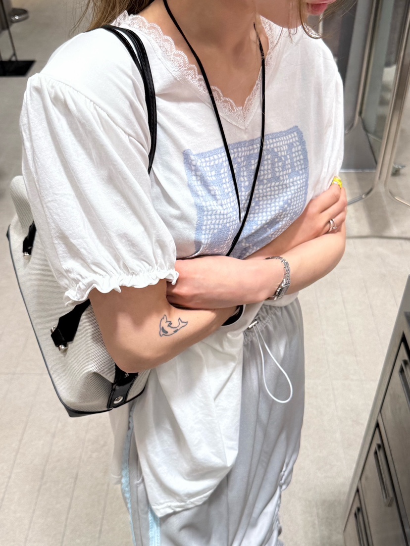 ZEROZERO直郵韓國代購㊣女裝新品人氣推薦25春夏T恤泡泡袖寬松ZEROZEROT恤