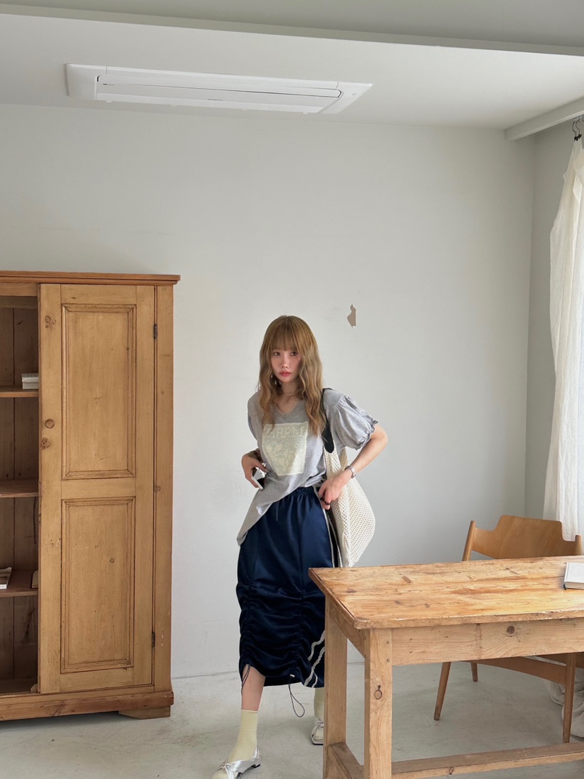 ZEROZERO直郵韓國代購㊣女裝新品人氣推薦25春夏T恤泡泡袖寬松ZEROZEROT恤