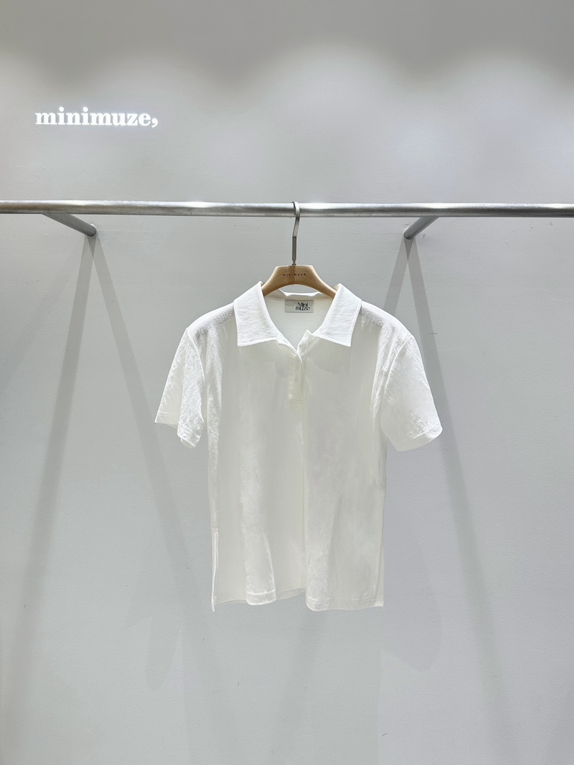 MINIMUZE韓國直郵㊣女裝新款時尚熱賣推薦25春夏休閑人氣T恤MINIMUZET恤圖色2