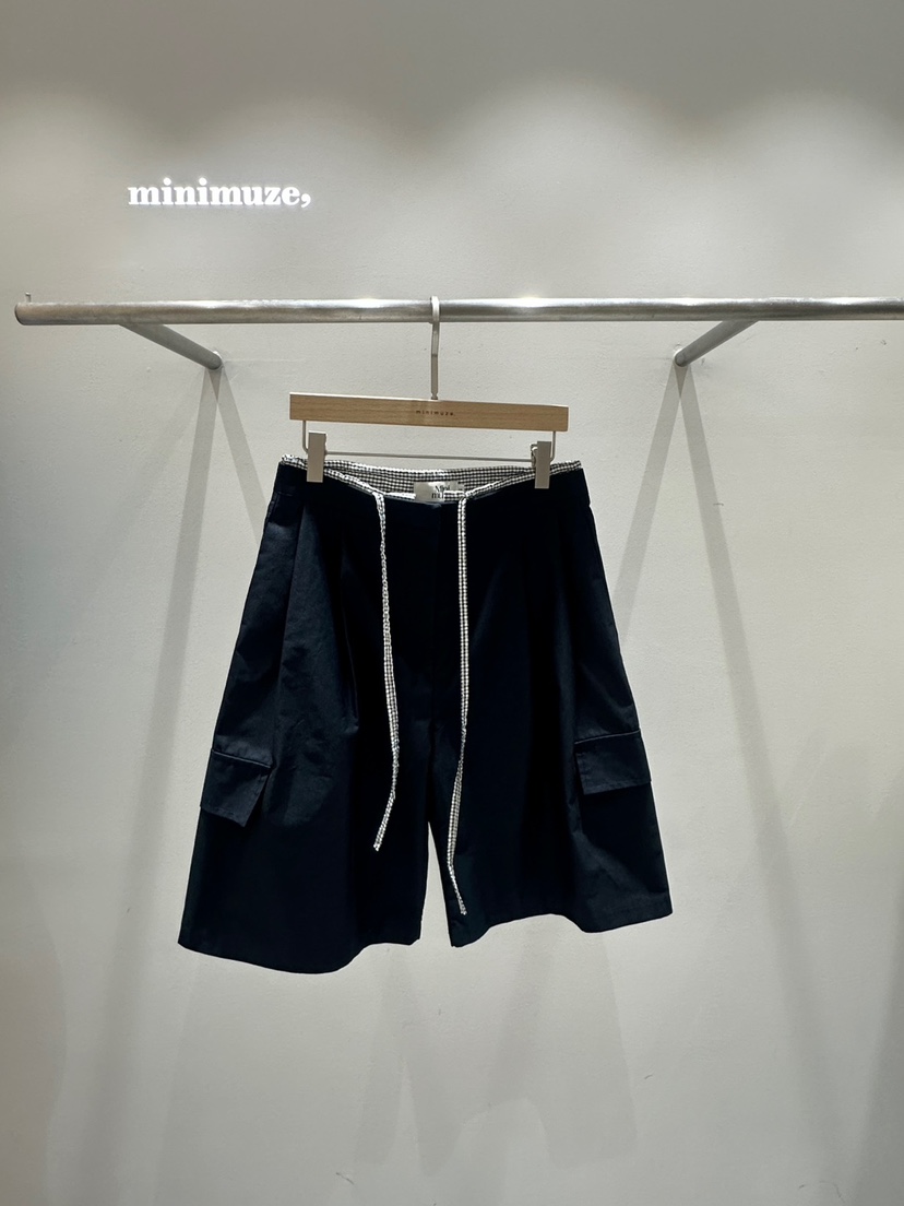 MINIMUZE韓國㊣直郵東大門代購女裝新款人氣推薦休閑短褲棉質MINIMUZE短褲圖色2