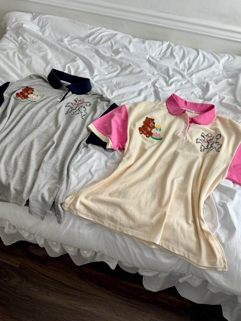 TOLL韓國㊣直郵東大門代購女裝新品25春夏推薦熱賣時尚T恤刺繡TOLLT恤