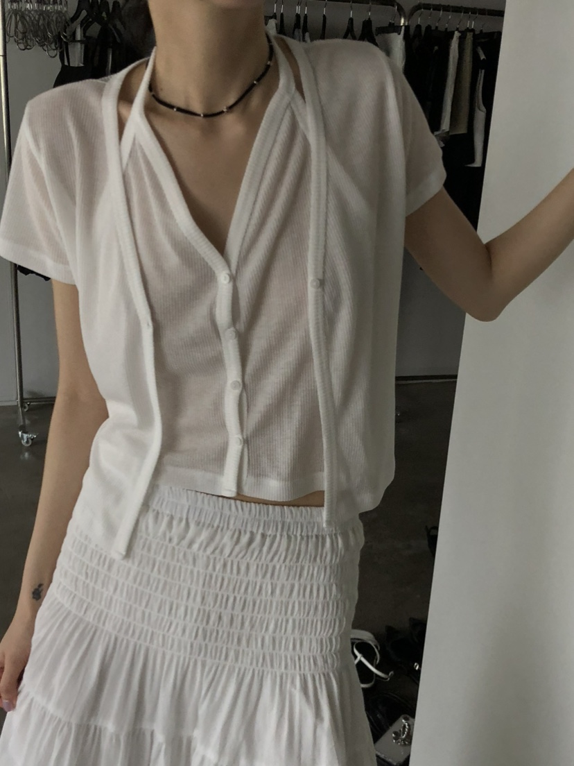 FOSET韓國㊣直郵東大門代購女裝新款推薦25春夏休閑熱賣T恤FOSETT恤